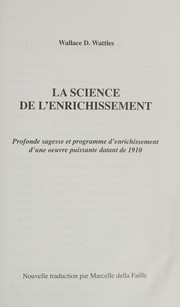 La science de l'enrichissement