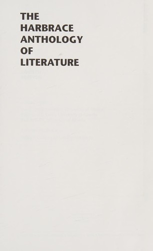 The Harbrace anthology of literature