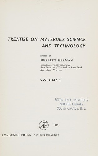 Treatise on materials science and technology