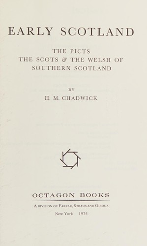 Early Scotland
