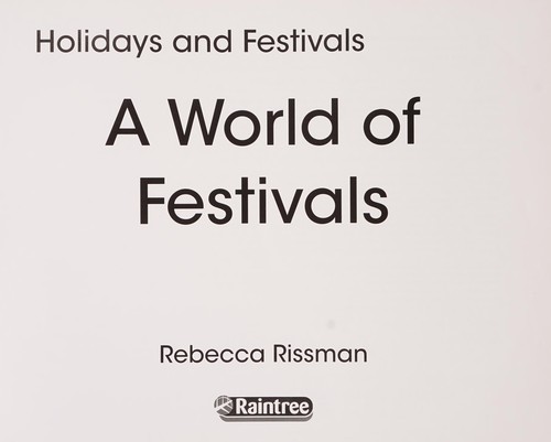 A world of festivals