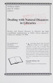 Dealing with natural disasters in libraries