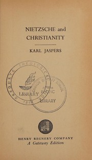 Nietzsche and Christianity