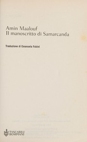 Il manoscritto di Samarcanda