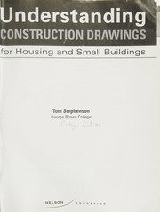 Understanding construction drawings for housing and small buildings