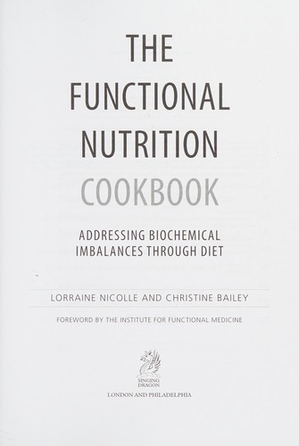 The functional nutrition cookbook