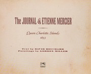 The journal of Etienne Mercier