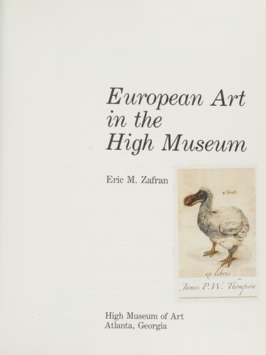 European art in the High Museum