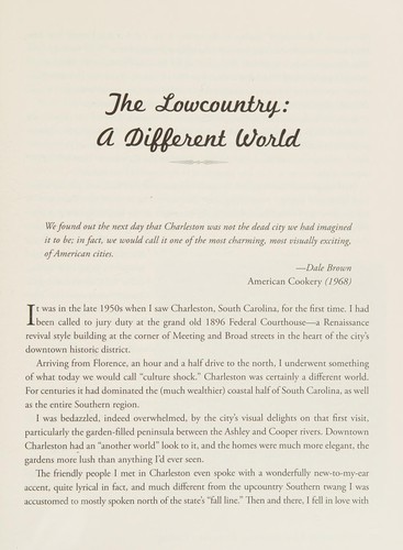 The Food, folklore, and art of lowcountry cooking