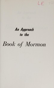 An approach to the Book of Mormon