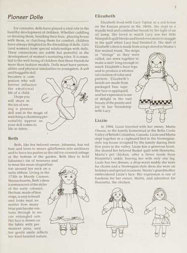 A pioneer doll and her quilts