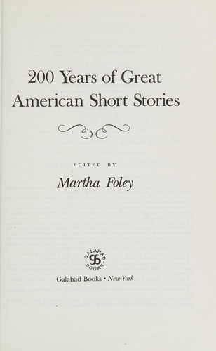 200 years of great American short stories