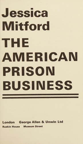 The American prison business