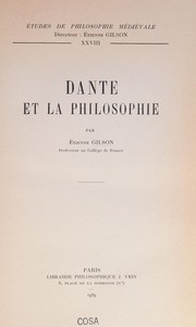 Dante et la philosophie