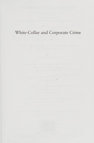 White-collar and corporate crime