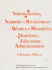 Strengthening Support and Recruitment of Women and Minorities to Positions in Education Administrations