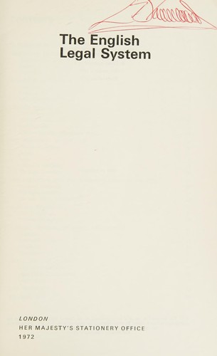 The English legal system
