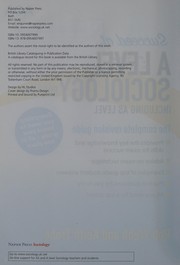 Succeed A Level Sociology Bk 1 Incl AS