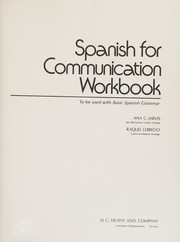 Spanish for communication workbook