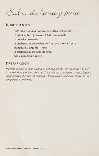 Sabores para disfrutar la parrilla