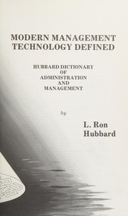 Modern management technology defined