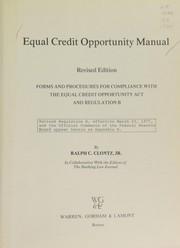 Equal credit opportunity manual