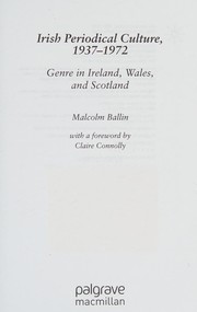 Irish periodical culture, 1937-1972