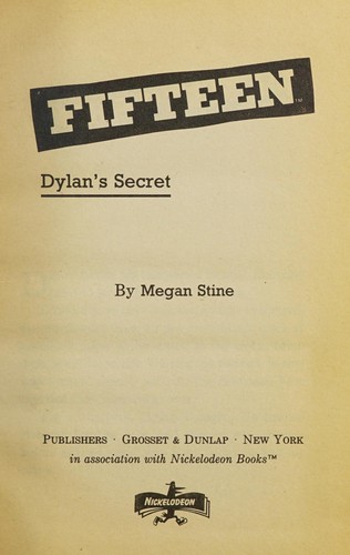 Dylan's Secret #4 (Nickelodeon-Fifteen No 4)