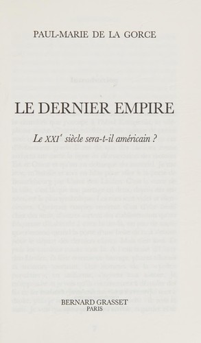 Le dernier empire