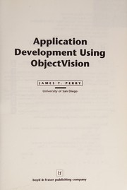 Application development using object vision