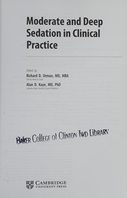 Moderate and deep sedation in clinical practice