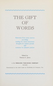The gift of words