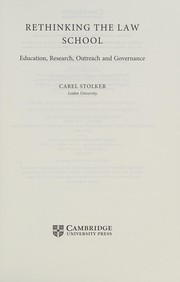 Rethinking the Law School