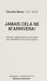 Jamais cela ne m'arrivera!