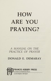 How Are You Praying?