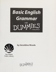 Basic English grammar for dummies
