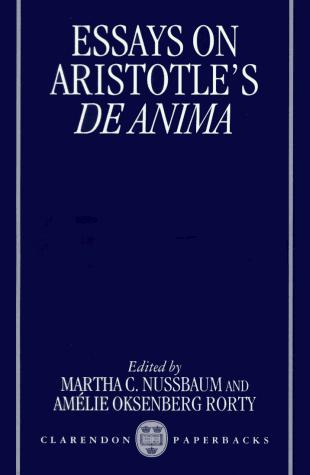Essays on Aristotle's de Anima