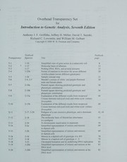 Ohts T/A Intro Genetic Analysis