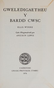 Gweledigaetheu y bardd cwsg