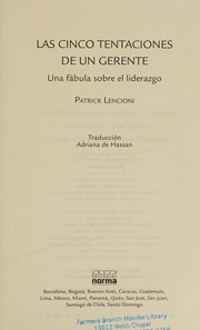 Las Cinco Tentaciones de Un Gerente