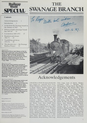 The Swanage branch