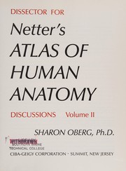 Dissector for Netter's atlas of human anatomy