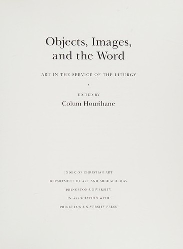 Objects, images, and the word