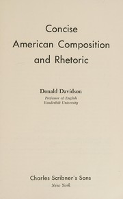 Concise American composition and rhetoric