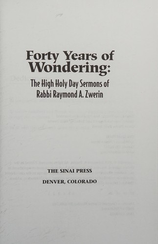 Forty years of wondersing