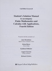 Finite Mathematics Calculus