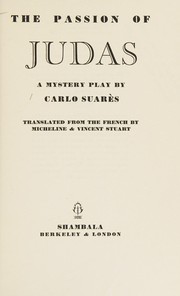 The passion of Judas