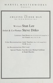 Marvel Masterworks Presents The Amazing Spider-Man