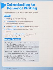 Writing and Language Arts