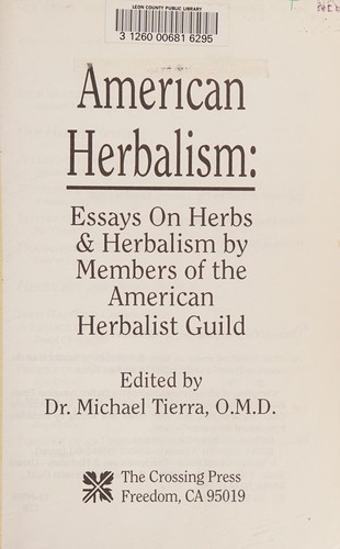 American Herbalism